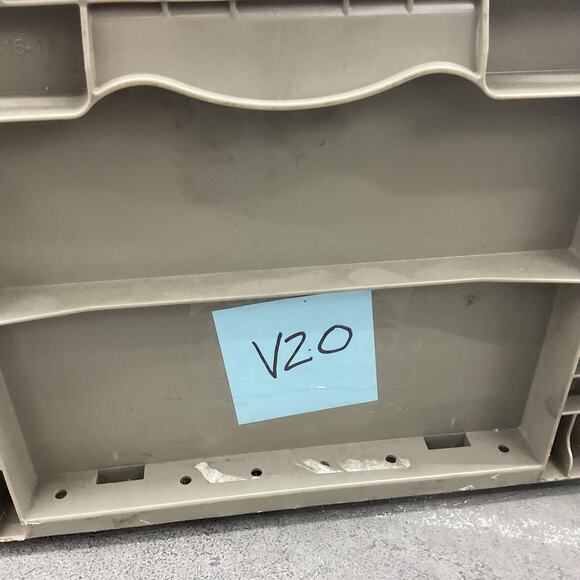 Quitman Vintage Los Lobos Men's XL Gray Cotton Striped Baseball Jersey Preowned - Picture 8 of 8